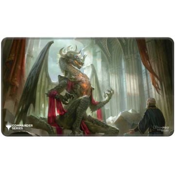 ULTRA PRO Magic the Gathering Commander Series Korvold Fae-Cursed King Stitched Edge Playmat (Image 1)