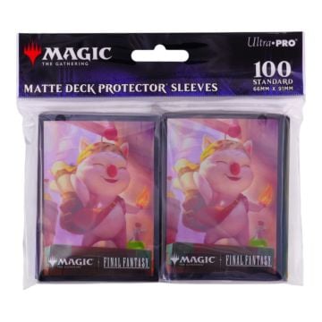 Ultra Pro Magic the Gathering Final Fantasy Stiltzkin Moogle Merchant Deck Protector Sleeves (100 Pack) (Image 1)