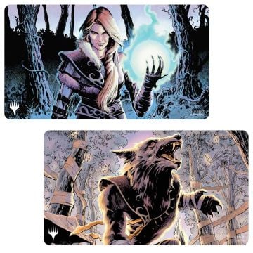 ULTRA PRO Magic The Gathering Innistrad Remastered Arlinn Kord & Arlinn Embraced By The Moon Double-Sided Playmat