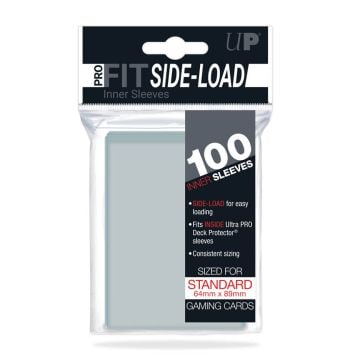 Ultra Pro Pro-Fit Standard Side Load Inner Sleeves Clear 100 Pack