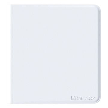 Ultra Pro Vivid 12 Pocket Zippered Pro Binder White
