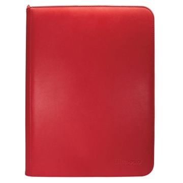Ultra Pro Vivid 9 Pocket Zippered Pro Binder Red