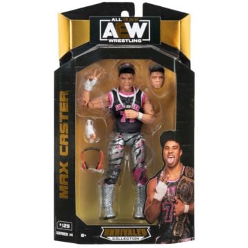 AEW All Elite Wrestling Unrivaled Max Caster 6.5” Scale Action Figure