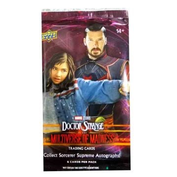 Upper Deck Marvel Studios Doctor Strange 2 Multiverse Of Madness Trading Cards Hobby Pack (Image 1)