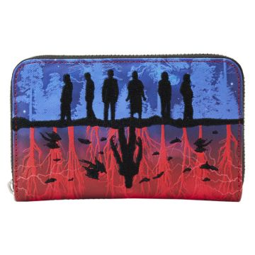 Loungefly Stranger Things Upside Down Shadows Faux Leather Zip Wallet