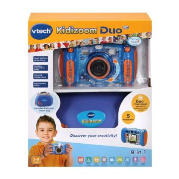 Vtech Kidizoom Duo 5.0 + Carry Case Blue