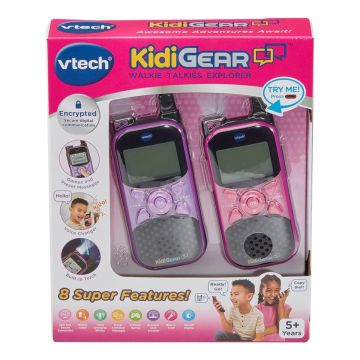 VTech KidiGear Walkie Talkies Explorer (Pink/Purple) VTech KidiGear Walkie Talkies Explorer (Pink/Purple)