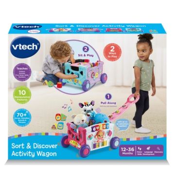 Vtech Sort & Discover Activity Wagon Pink