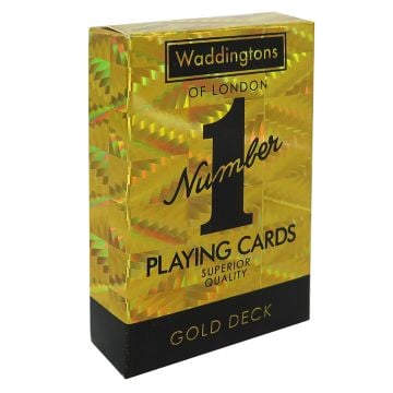 Waddingtons Number 1 Superior Quality Gold Deck Playing Cards