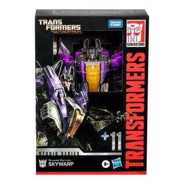 Transformers Generations: Studio Series War for Cybertron Voyager Class Gamer Edition Skywarp Action Figure (Image 1)