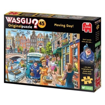 WASGIJ Original 45 Moving Day 1000 Piece Jigsaw Puzzle