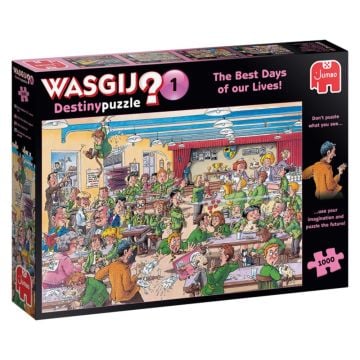 Wasgij Retro Destiny #1 The Best Days of our Lives 1000 Piece Jigsaw Puzzle (Image 1)
