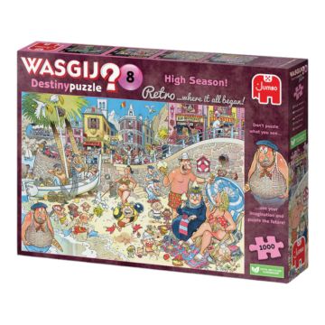 Wasgij Retro Destiny #8 High Season 1000pc Jigsaw Puzzle (Image 1)