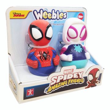 Weebles Marvel Spidey And His Amazing Friends Twin Figure Pack Assortment