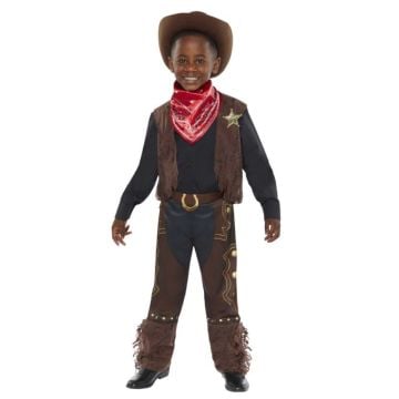 Western Cowboy Kids Costume Size 4-6 Years (Image 2)