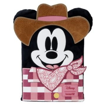 Loungefly Disney Western Mickey Mouse 8" Plush Journal