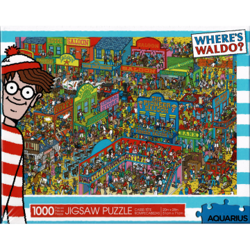 Aquarius Where's Waldo Wild Wild West 1000 Piece Jigsaw Puzzle