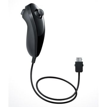 Wii Nunchuk (Black) [Pre-Owned]
