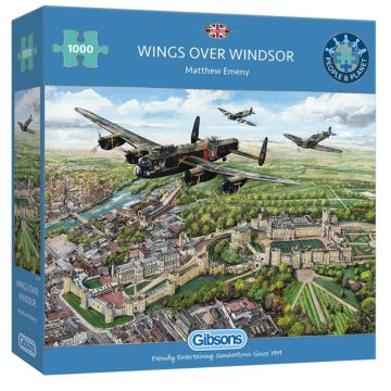 Gibsons Wings Over Windsor 1000 Piece Puzzle (Image 1)