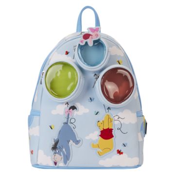 Loungefly Disney Winnie The Pooh Floating Balloons 10" Faux Leather Mini Backpack