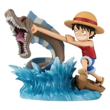 Banpresto One Piece (World Collectible Figure Log Stories) Monkey.D.Luffy vs Local Sea Monster