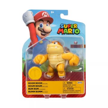 World Of Nintendo 4" Figures Boom Boom With Coin