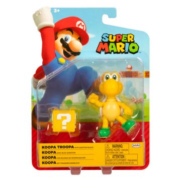 World of Nintendo Super Mario 4" Koopa Troopa with Question Block