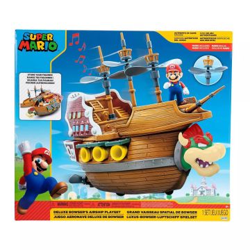 World Of Nintendo Super Mario Deluxe Bowsers Airship Playset