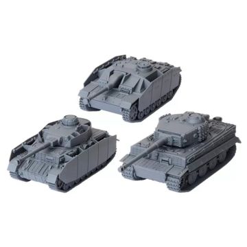 World of Tanks Miniatures Game German Tank Plantoon Expansion (Panzer IV H, Tiger I, StuG III G)
