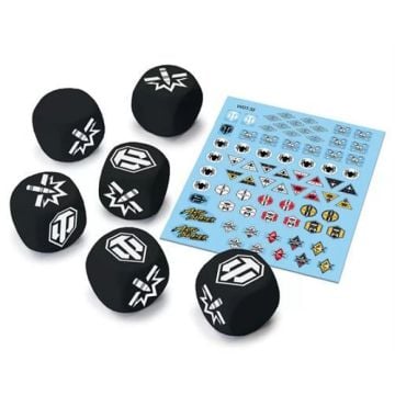 World of Tanks Miniatures Game Tank Ace Dice & Decals Upgrade Pack