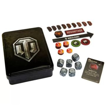 World of Tanks Miniatures Game Tokens & Dice Gaming Set