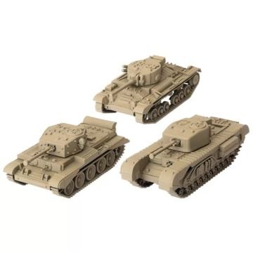 World of Tanks Miniatures Game UK Tank Plantoon Expansion (Cromwell, Churchill VII, Valentine)