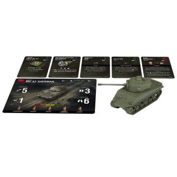 World of Tanks Miniatures Game Wave 11 Soviet Loza's M4-A2 Sherman Expansion (Image 1)