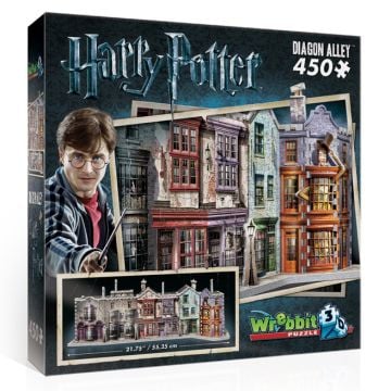 Wrebbit Harry Potter Diagon Alley 450 Piece 3D Puzzle