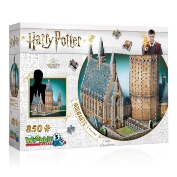 Wrebbit Harry Potter Hogwarts Great Hall 850 Piece 3D Puzzle [Damaged Box]0