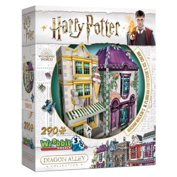 Wrebbit Harry Potter Madam Malkin's & Florean Fortescue's Ice Cream 3D Puzzle