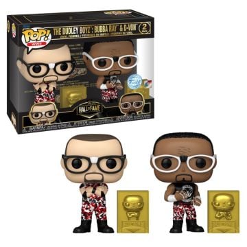 WWE Hall of Fame The Dudley Boyz Bubba Ray & D-Von 2 Pack Funko POP! Vinyl