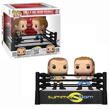 WWE Triple H vs Shawn Michaels SummerSlam Ring Funko POP! Moment Vinyl