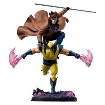 X-Men '97 Gambit & Wolverine Deluxe 1:10 Scale Statue
