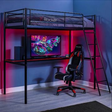 X Rocker HQ Gaming Bunk Bed with Battlestation