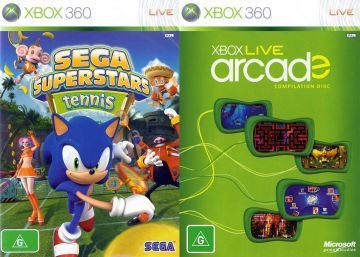 SEGA Superstar Tennis & Xbox Live Arcade Double Pack [Pre-Owned]