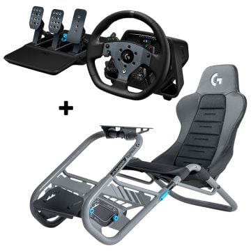 Playseat Trophy Logitech G Edition with Logitech G PRO Racing Wheel and PRO Racing Pedals For Xbox & PC Bundle
