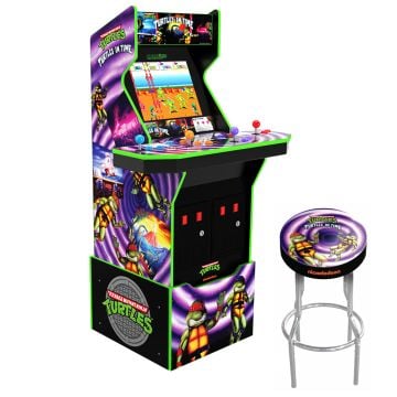 Arcade1Up Teenage Mutant Ninja Turtles Turtles in Time 4 Player Arcade Cabinet