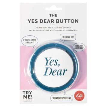 The Yes Dear Button Blue
