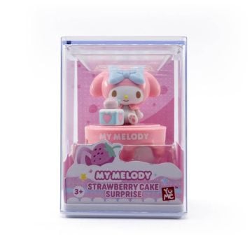 Yume Hello Kitty And Friends Strawberry Cake Surprise My Melody Figure (Image 1)