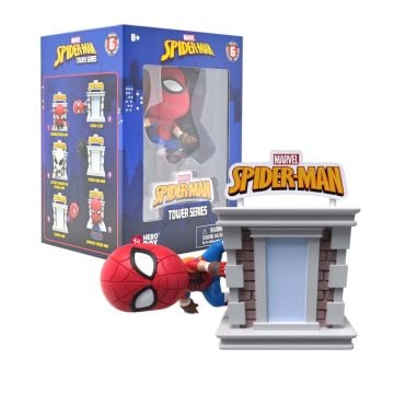 YuMe Hero Box Marvel Spider-Man Tower Series Spider-Clan Figure