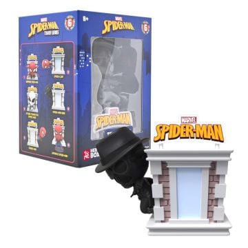 YuMe Hero Box Marvel Spider-Man Tower Series Spider-Man Noir Figure0