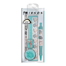 Friends Schreibwaren-Set – Offizielles Merchandise Mit Zitaten, Stift, Radiergummi & Lineal