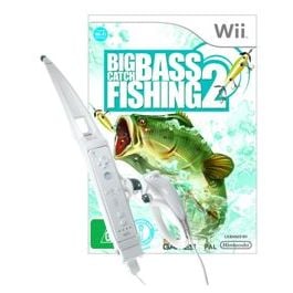 Hooked Again w/Fishing Rod Bundle Wii Game 