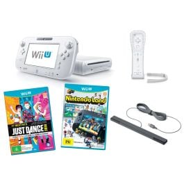 Console Wii U NINTENDO Wii U 8Go Just Dance 2014 + NintendoLand  Reconditionné